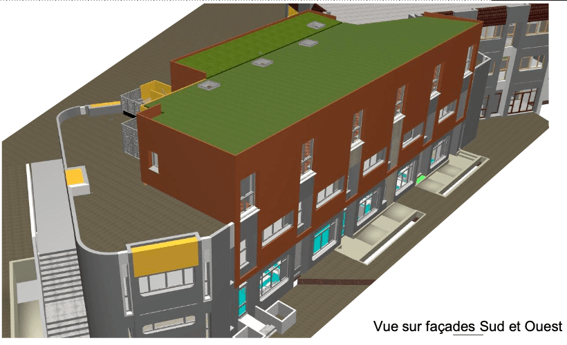 Surélévation du Groupe Scolaire des Linandes